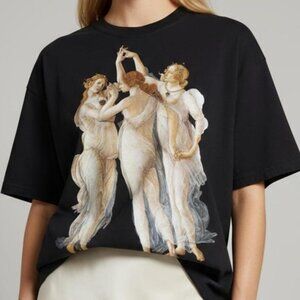 Three Graces Botticelli Art T-Shirt | Vintage Art History Graphic Tee